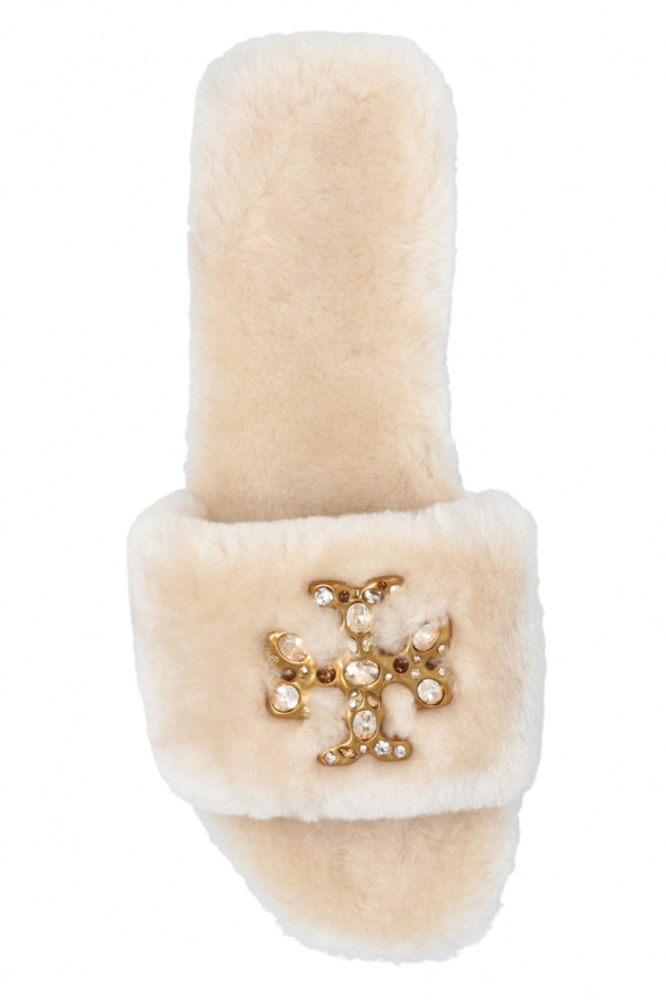 Tory burch outlet fur slides